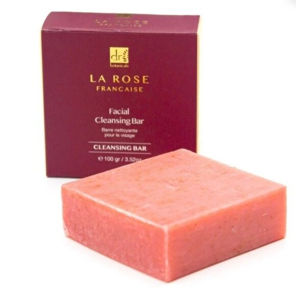 NEW DR. BOTANICALS La Rose Francaise Facial Cleansing Bar - Picture 1 of 6